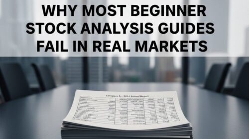 Illustration showing how beginner stock analysis breaks down in real market conditions