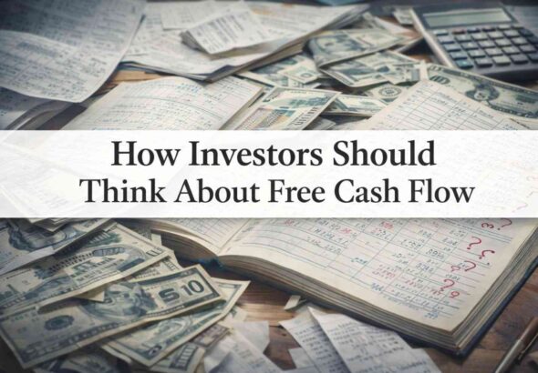 Illustration showing how free cash flow influences long-term investment decisions