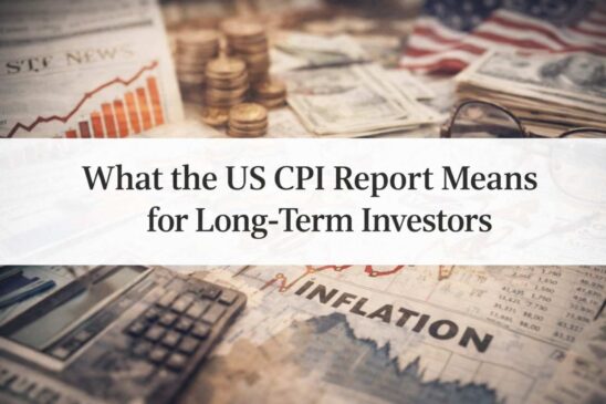 Illustration showing US CPI trend and its effect on long-term stock valuations