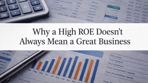 Financial documents and balance sheet analysis illustrating return on equity evaluation