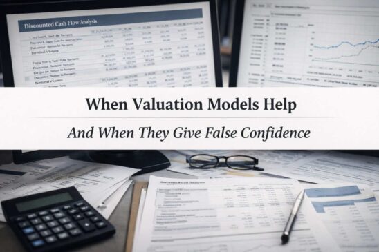 Discounted cash flow analysis documents and spreadsheets used in valuation models